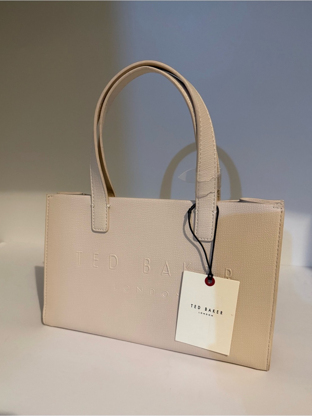 Ted Baker Neutral Beige Mini Top-Handle Bag - Picture 2 of 10